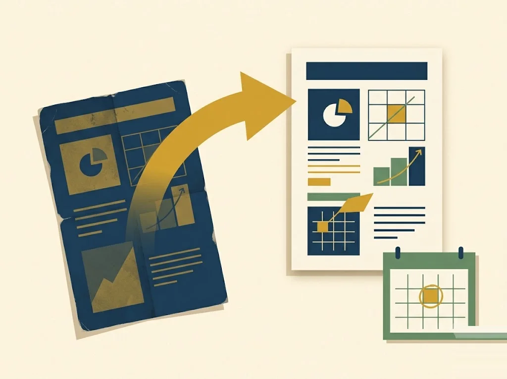 A navy student-loan account screen showing a SAVE plan being closed and a mustard arrow pointing to a new RAP enrollment, with a 2028 deadline circled — how to switch from the SAVE plan to the Repayment Assistance Plan.